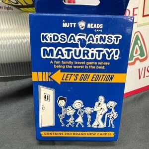 Kids Against Maturity Travel Game Let's Go! Edition Card Game ages 10 and up new